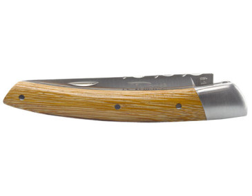 Cuchillo Le Thiers: Elegancia y Seguridad con Mango de Madera de Serpiente 2