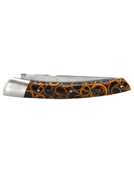 Regionalmesser Messerschmiede Chevalerias Le Thiers 1-teilig Griff Zimt Schwarz - 13555 - Khurts.com