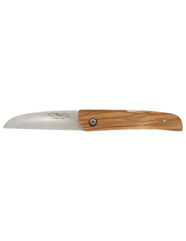 Thiers Boh&egrave;me Knife: Elegance and Safety in Olive Wood
