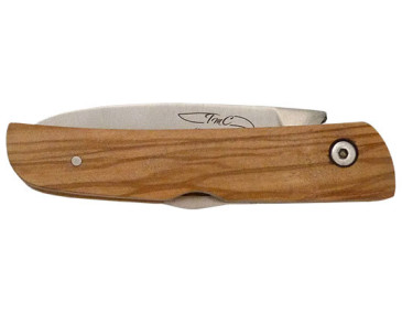 Thiers Boh&egrave;me Knife: Elegance and Safety in Olive Wood 2