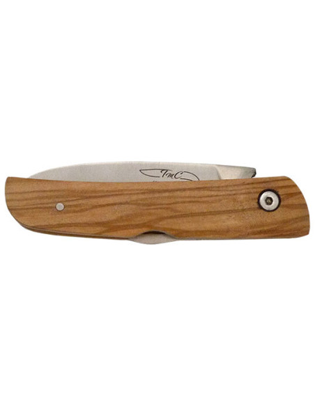 Thiers Boh&egrave;me Knife: Elegance and Safety in Olive Wood