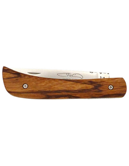 Regionalmesser Messerschmied Thiers Mineur Klinge 85mm Griff aus Schlangenholz - 13586 - Khurts.com