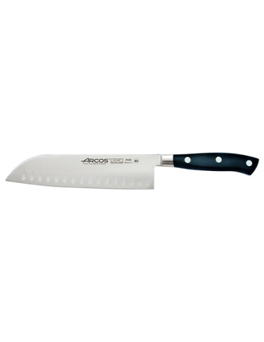 Santoku Arcos Riviera Griff POM Schwarz - 13658 - Khurts.com