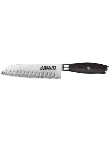Santoku Wusaki San Mai 10Cr15 - 13668 - Khurts.com