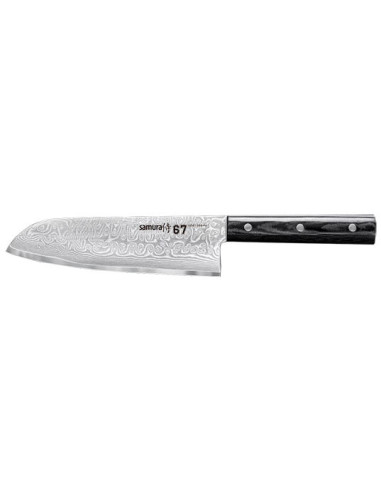 Santoku Samura Damascus 67: Unmatched Sharpness, Assured Elegance