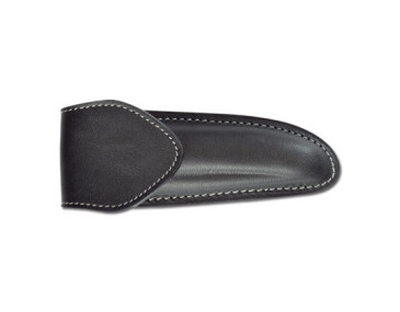 Etui aus geformtem, gef&uuml;ttertem Leder schwarz Pielcu - 13716 - Khurts.com