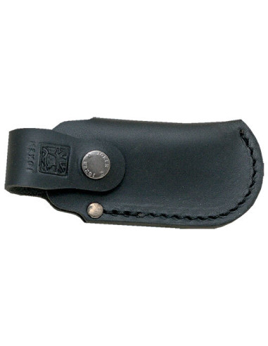 Funda de Cuero Negro Joker JKFB14: Protecci&oacute;n Elegante para Cuchillos