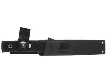 Fixed blade knife Fallkniven TK2 - Tre Kronor 3G Steel blade 100 mm black thermorun handle 2