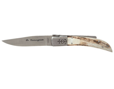 Camarguais N&deg;12 Knife: Elegance and Safety in Deer Antler