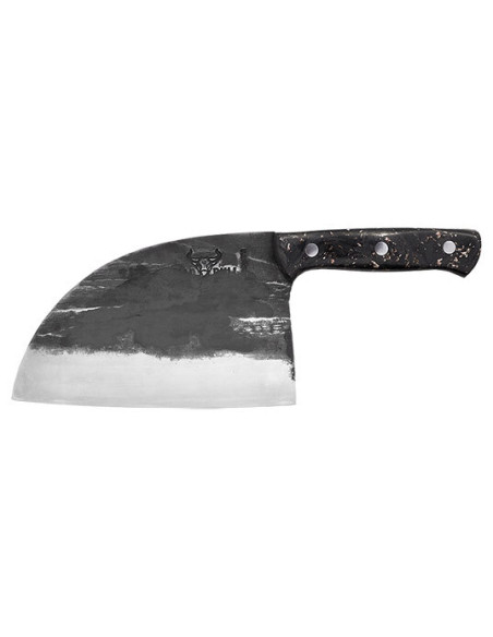 Couperet Samura MAD BULL Chopper Manche Noir Marbr&eacute; - 13912 - Khurts.com