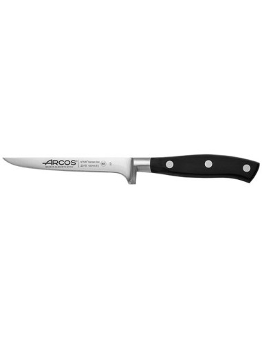 Couteau &agrave; d&eacute;sosser Arcos Riviera - D&eacute;sosseur Lame 130mm Manche Noir - 13938 - Khurts.com