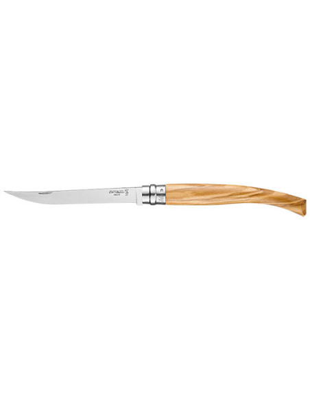 Coltello Opinel n&deg;12: Precisione Inox ed Eleganza in Ulivo