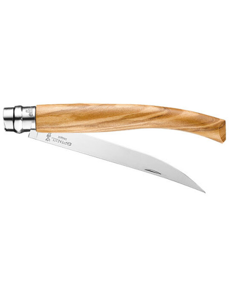 Coltello Opinel n&deg;12: Precisione Inox ed Eleganza in Ulivo