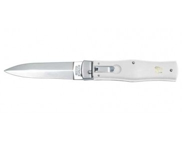 Automatisches Messer Mikov Predator Wei&szlig;