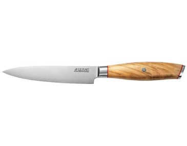 Wusaki Damascus 10Cr Knife: Precise and Elegant Carving