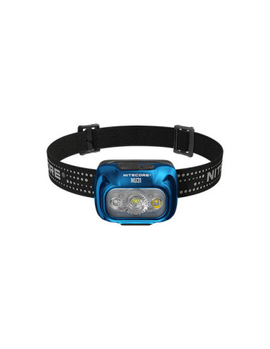 Lampada Frontale Nitecore NU31 Blu - Potenza e Sicurezza 550 Lumen