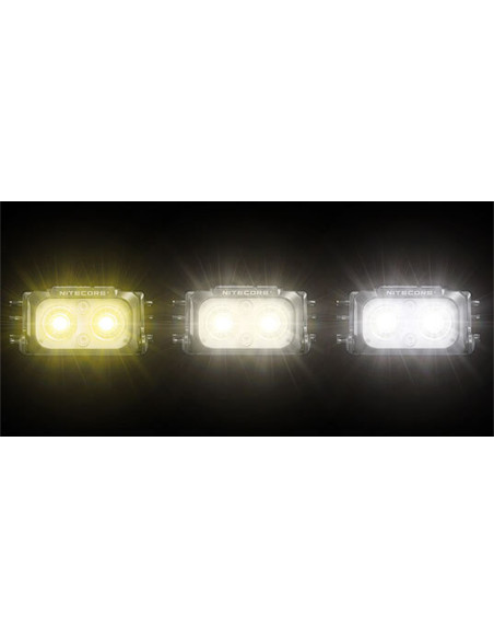 Lampada Frontale Nitecore NU25 UL MCT - 400 Lumen, 45h di Autonomia