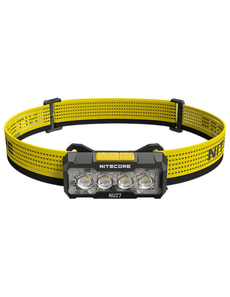 Lampada Frontale Nitecore NU27 - 600 Lumen, 57h di Autonomia