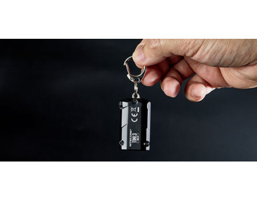 Schl&uuml;sselanh&auml;nger-Lampe Tini 3 Schwarz - 600Lm Nitecore - 14397 - Khurts.com 2