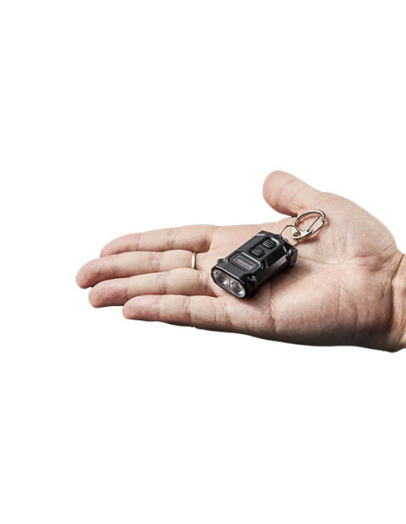 Tini 3 Black Keychain Flashlight - 600 Lumens, Compact and Powerful