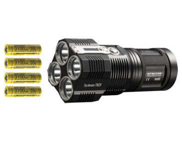 Taschenlampe Tiny Monster 28BI + Akkus - 6000Lm Nitecore - 14417 - Khurts.com