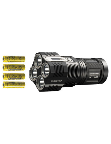 Taschenlampe Tiny Monster 28BI + Akkus - 6000Lm Nitecore - 14417 - Khurts.com