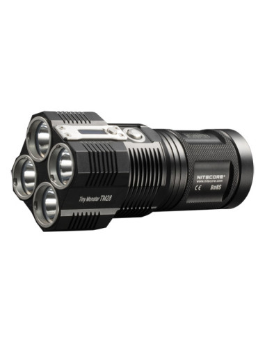 Torcia Elettrica Nitecore Tiny Monster 28 - 6000 Lumen, 655m di Portata
