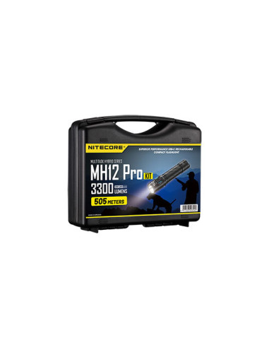 Kit Lampe Multitask Hybrid 12 Pro - 3300 Lumen Nitecore - 14504 - Khurts.com