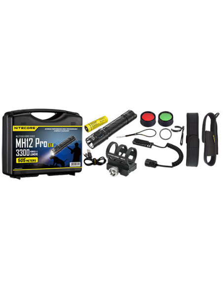 Kit Lampe Multitask Hybrid 12 Pro - 3300 Lumen Nitecore - 14507 - Khurts.com
