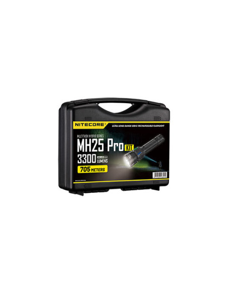 Kit Lampe torche Multitask Hybrid 25PRO - 3300Lm Nitecore - 14514 - Khurts.com