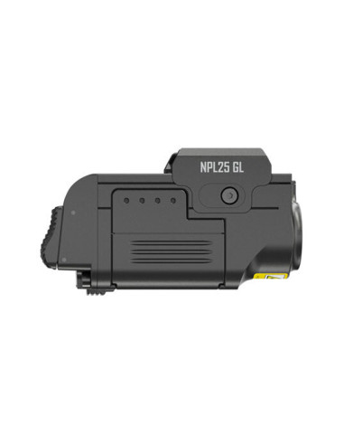 Lampada NPL25GL Nitecore : 900 Lumen, Precisione Laser Integrata