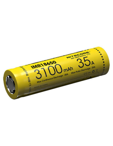 Acumuladores IMR18650 Nitecore: Fiabilidad y Longevidad Excepcionales