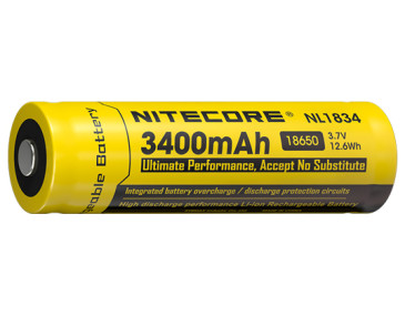 Li-ion Akkus 18650 - 3400mAh Nitecore - 14743 - Khurts.com