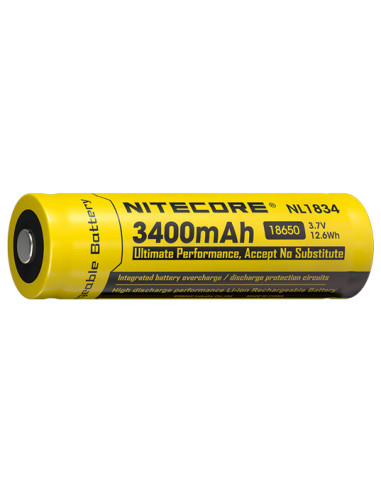 Batterie Li-ion 18650 Nitecore 3400mAh: Lunga Durata e Affidabilit&agrave;