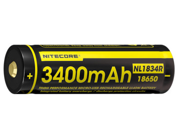 Li-ion Akkus 18650 - 3400mAh Nitecore - 14761 - Khurts.com