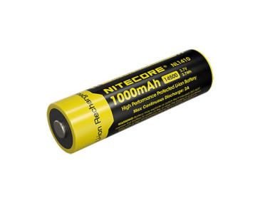 Li-Ion Akku 14500 - Kapazit&auml;t 1000mAh Nitecore - 14767 - Khurts.com