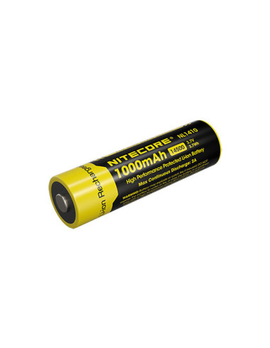 Li-Ion Akku 14500 - Kapazit&auml;t 1000mAh Nitecore - 14767 - Khurts.com