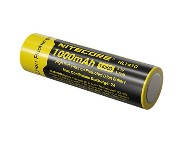 Li-Ion Akku 14500 - Kapazit&auml;t 1000mAh Nitecore - 14767 - Khurts.com 2
