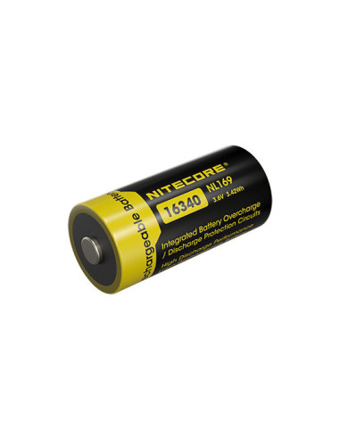 Acumulador Li-ion 16340 Nitecore: Longevidad y Seguridad Ecol&oacute;gica
