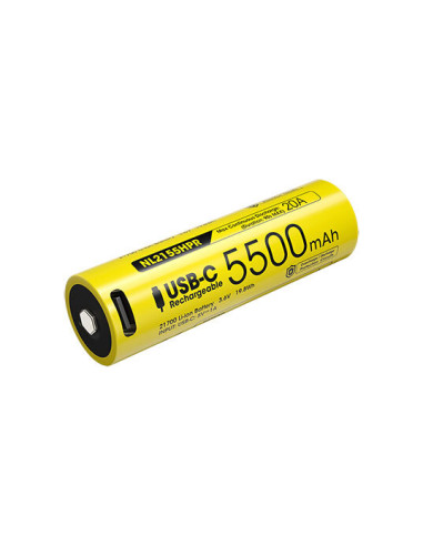 Nitecore 21700 Battery: 20A Power and Ecological Longevity