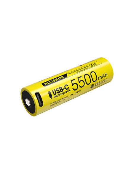 Nitecore 21700 Battery: 20A Power and Ecological Longevity