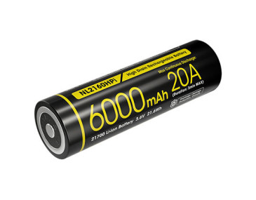 Wiederaufladbarer Akku 21700 Li-Ion Hohe Leistung Nitecore - 14793 - Khurts.com