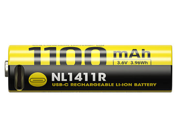 Li-Ion Akku 14500 - Kapazit&auml;t 1100mAh Nitecore - 14802 - Khurts.com