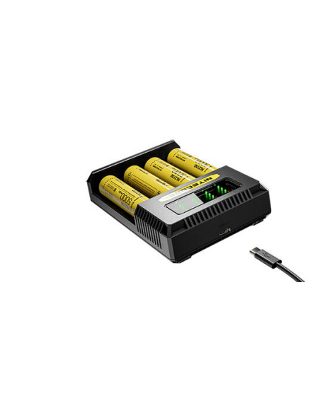 Caricabatterie Ci4 Nitecore : Ricarica Sicura e Ottimizzata per 4 Batterie