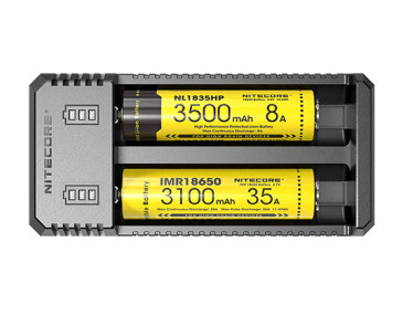 Micro-USB-Ladeger&auml;t 2 Akkus Nitecore - 14820 - Khurts.com