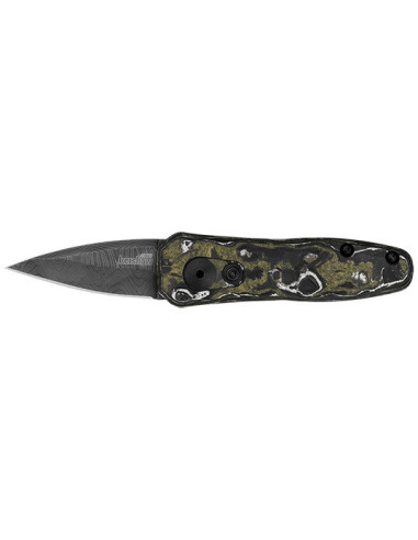 Kershaw Launch 4: Damascus Automatic Knife, Precision and Elegance