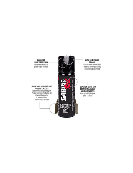 Gel di Difesa Sabre Red: Protezione Efficace a 5m, Sicurezza Massima