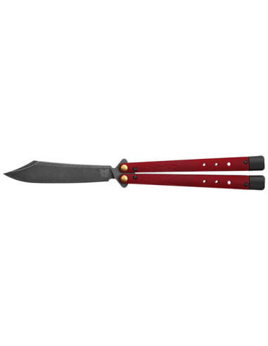 Benchmade Necron Red Butterfly Knife: Precision and Unique Style