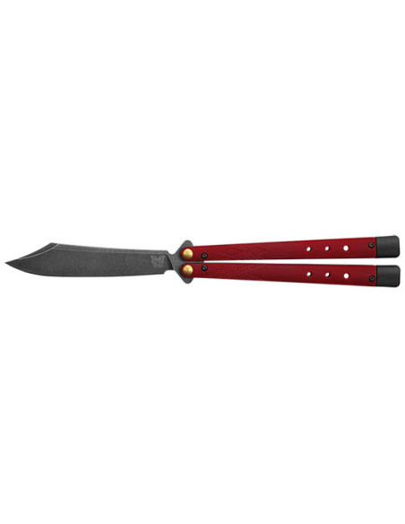 Benchmade Necron Red Butterfly Knife: Precision and Unique Style