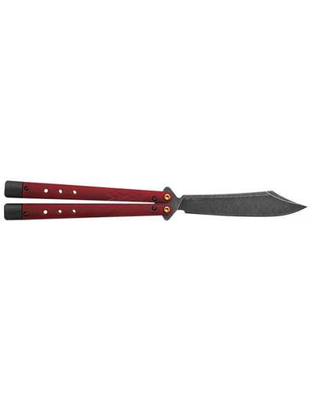 Benchmade Necron Red Butterfly Knife: Precision and Unique Style
